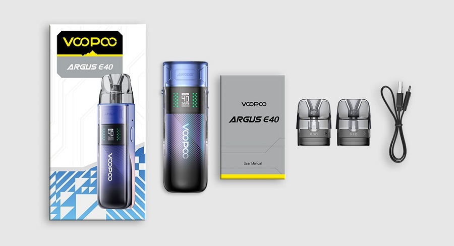 Voopoo Argus E40 obsah balenia